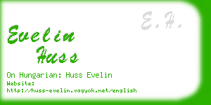 evelin huss business card